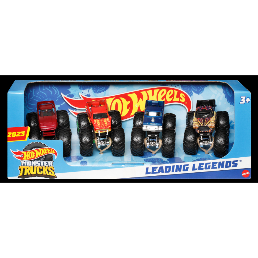 Hot Wheels Monster Trucks 1:64 Four Pack Assorted
