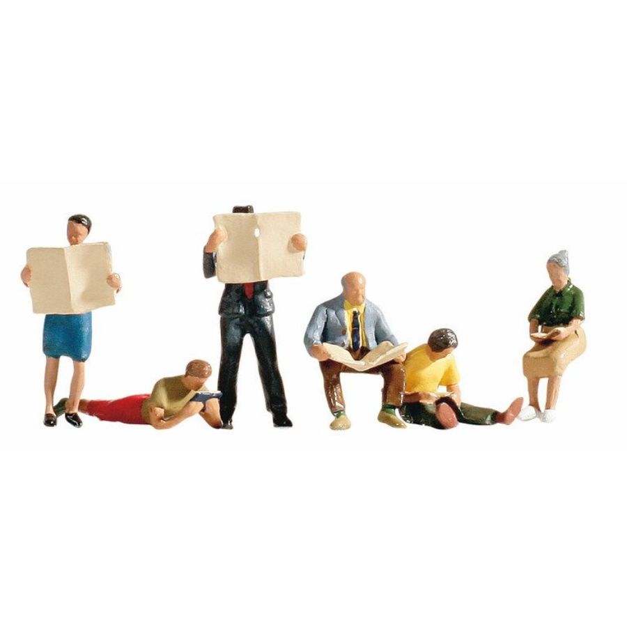 Noch Rail Buildings & People HO-OO People Reading