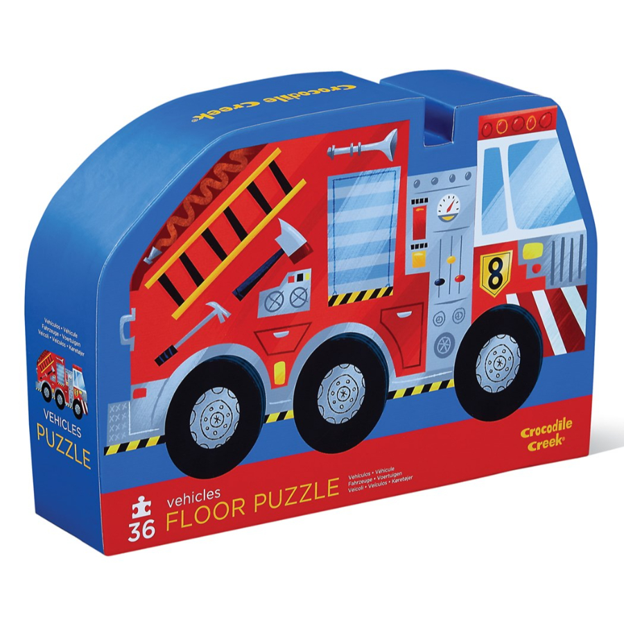 Crocodile Creek 36 Piece Floor Puzzle Vehicles