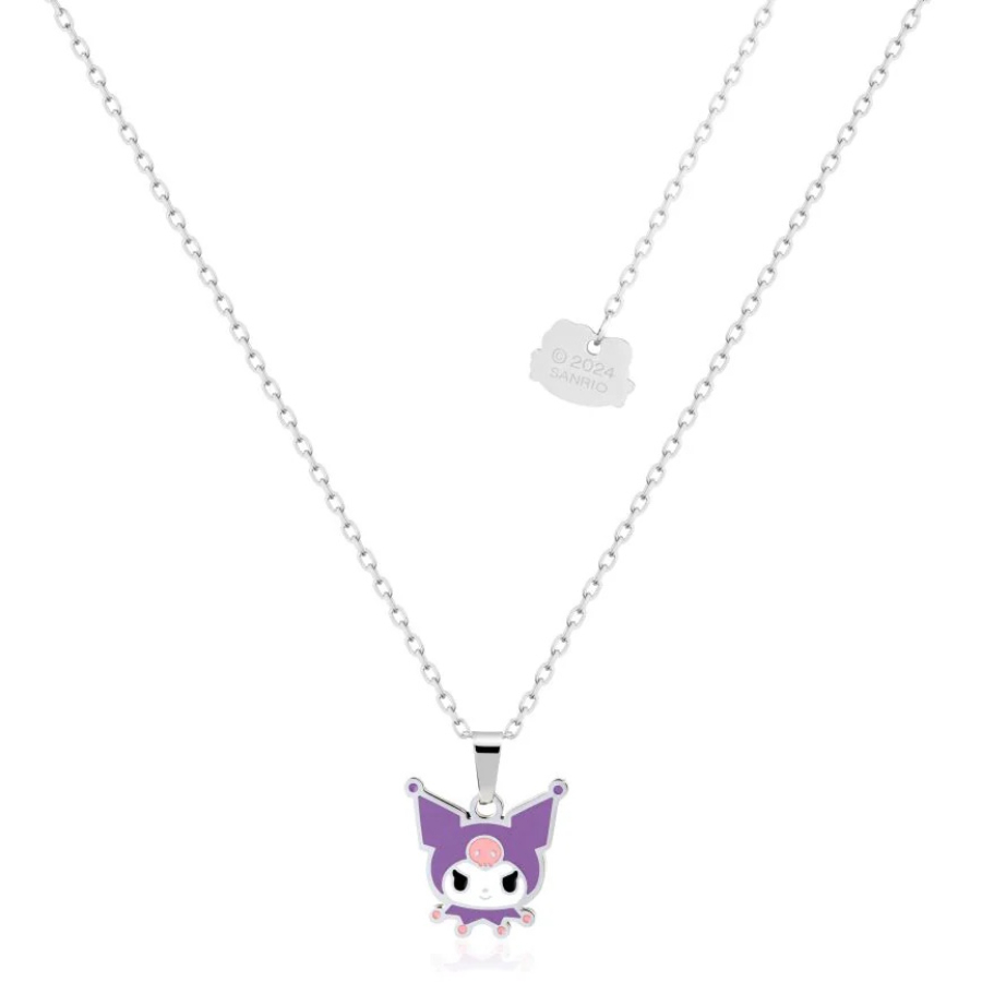 Kuromi Necklace Silver