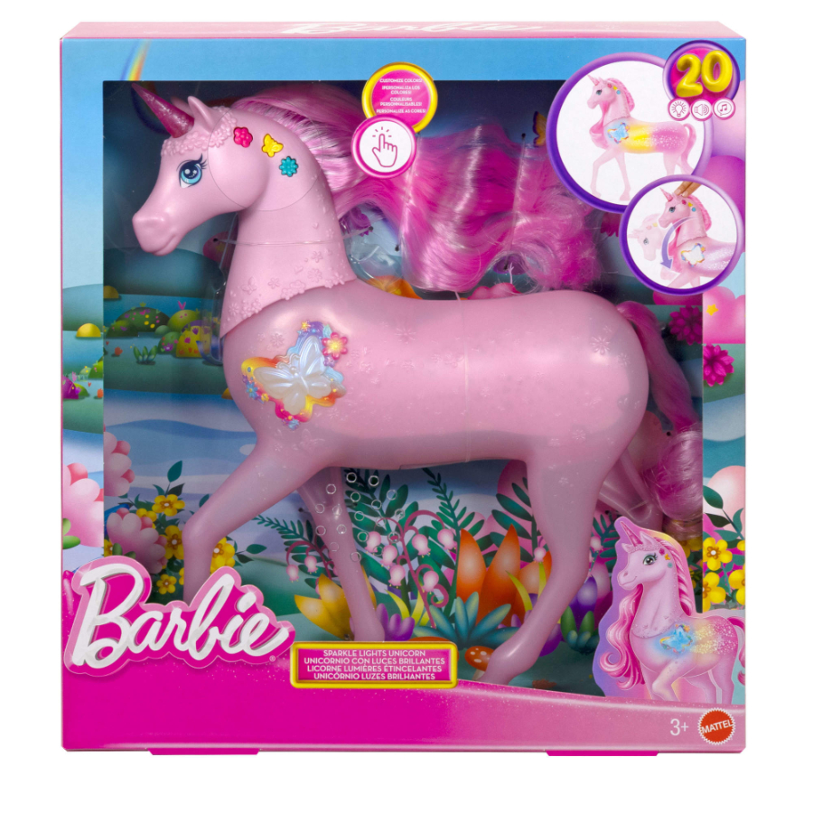 Barbie Fairytale Fantasy Lights & Sounds Unicorn