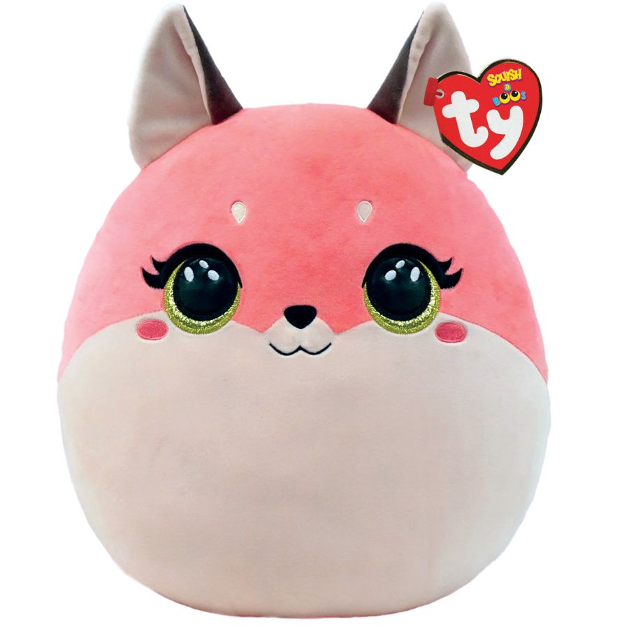 Beanie Boos Squish A Boo 14 Inch Roxie Fox Pink