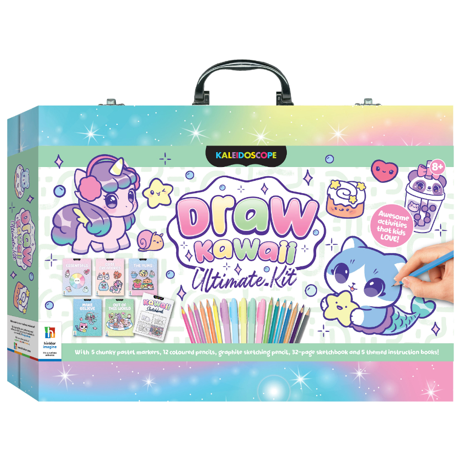Kawaii How To Draw Kit In Carry Case