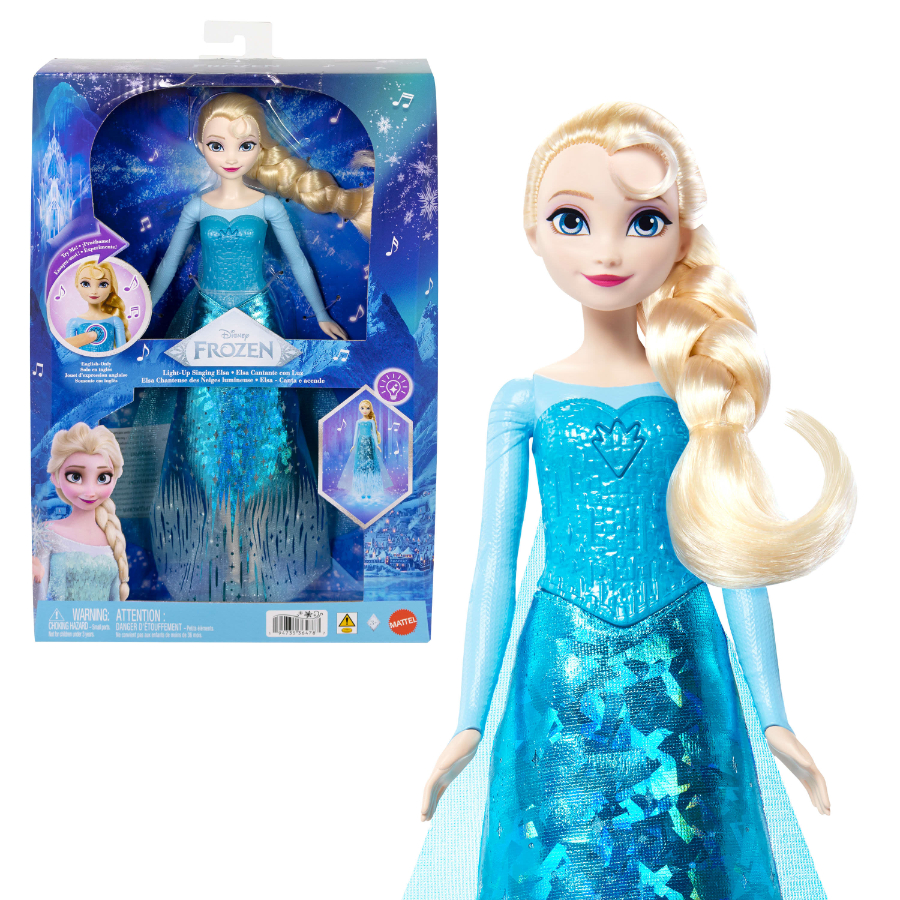 Disney Frozen Elsa Ice Power Singing & Light Up Doll